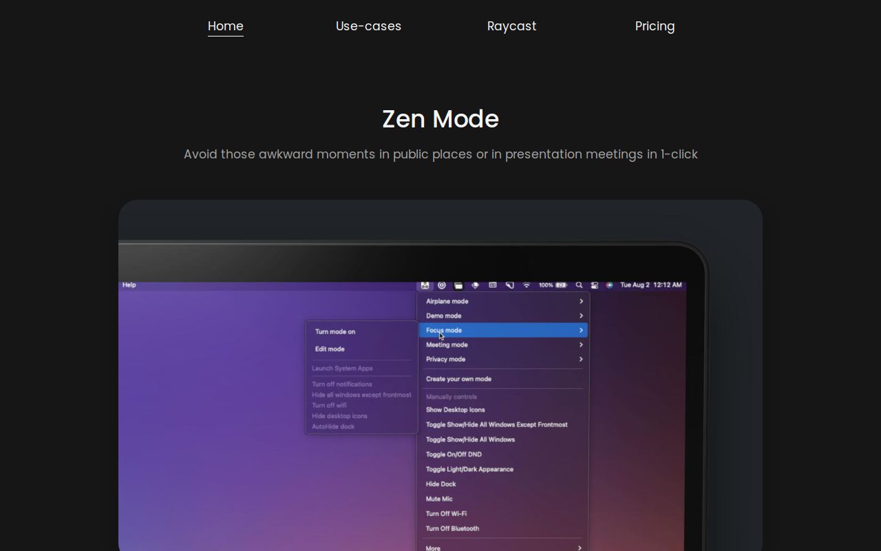 image of Zen Mode for macOS